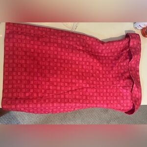 WHITE FOX Got Me Hooked Mini Dress- Hot Pink Tonal Print- Size Small